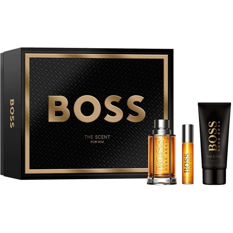 The Scent Gift set EDT 100 ml, miniature EDT 10 ml and shower gel 100 ml