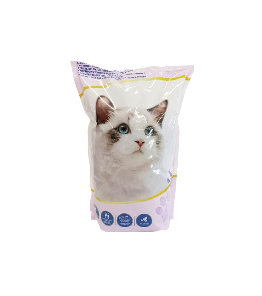 Pérolas de Sílica Gel Lavanda Carrefour 5 Lts Areia para Gato - Campet
