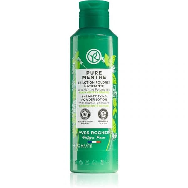 Yves Rocher Pure Menthe Tónico de Limpeza para Regulação do Sebo e Minimizar Poros 150ml