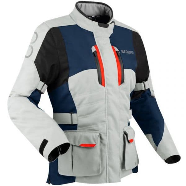 Bering Casaco Siberia Lady Grey / Blue / Red T2