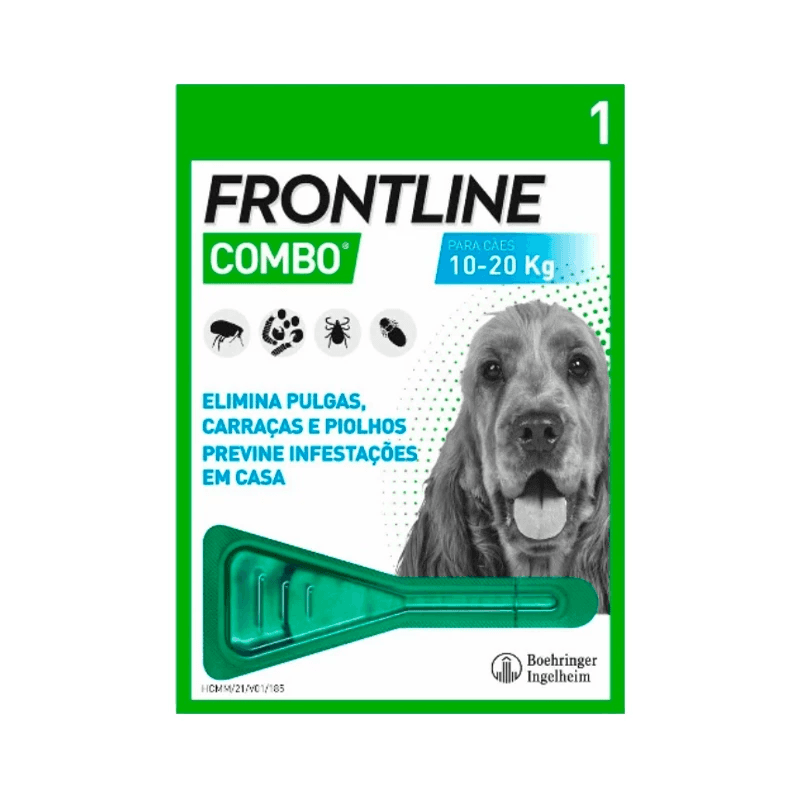 Frontline® Combo Spot-On Cães 10-20 kg 1 Pipeta