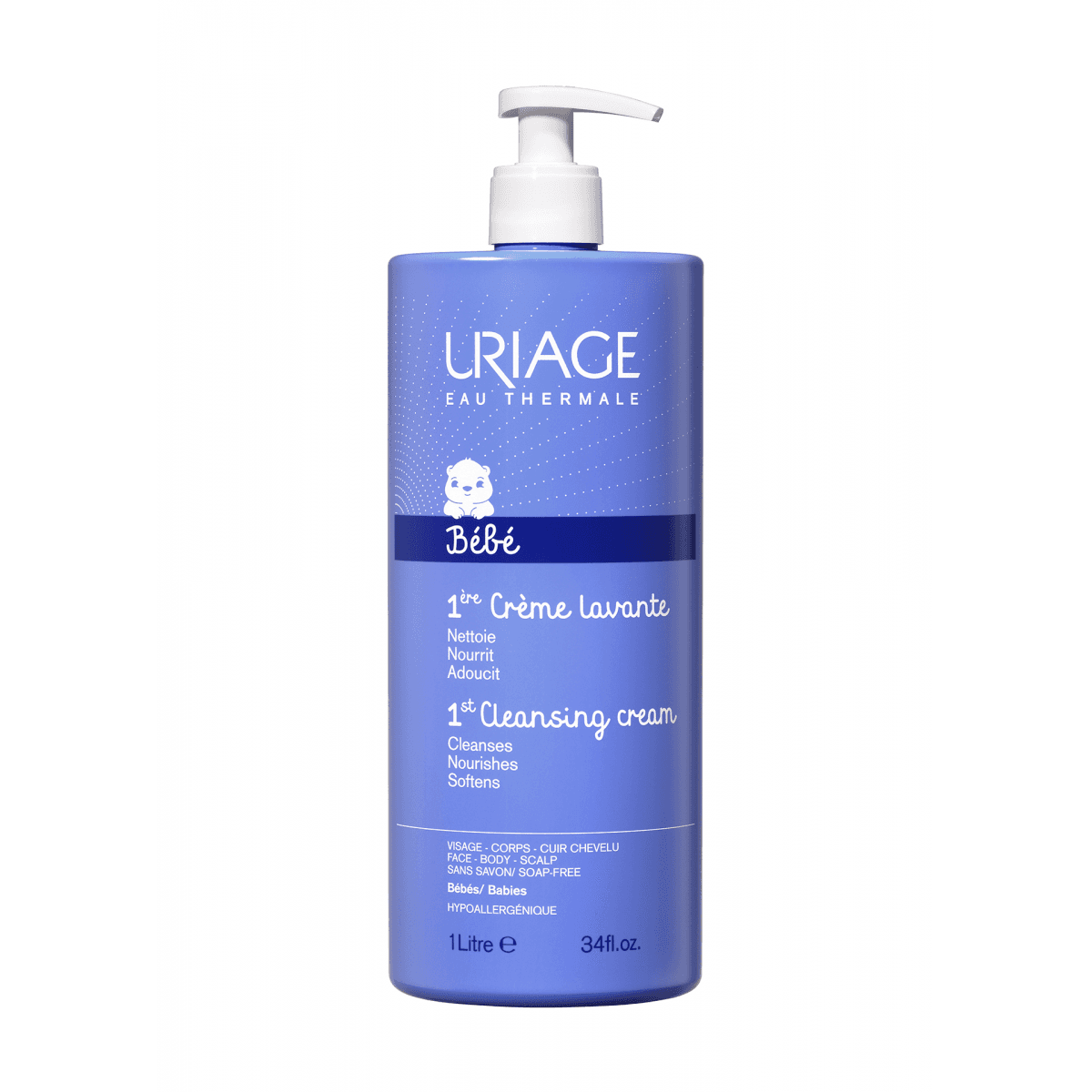 URIAGE BEBE 1º CREME LAVANTE 1000ML | WOWFARMA