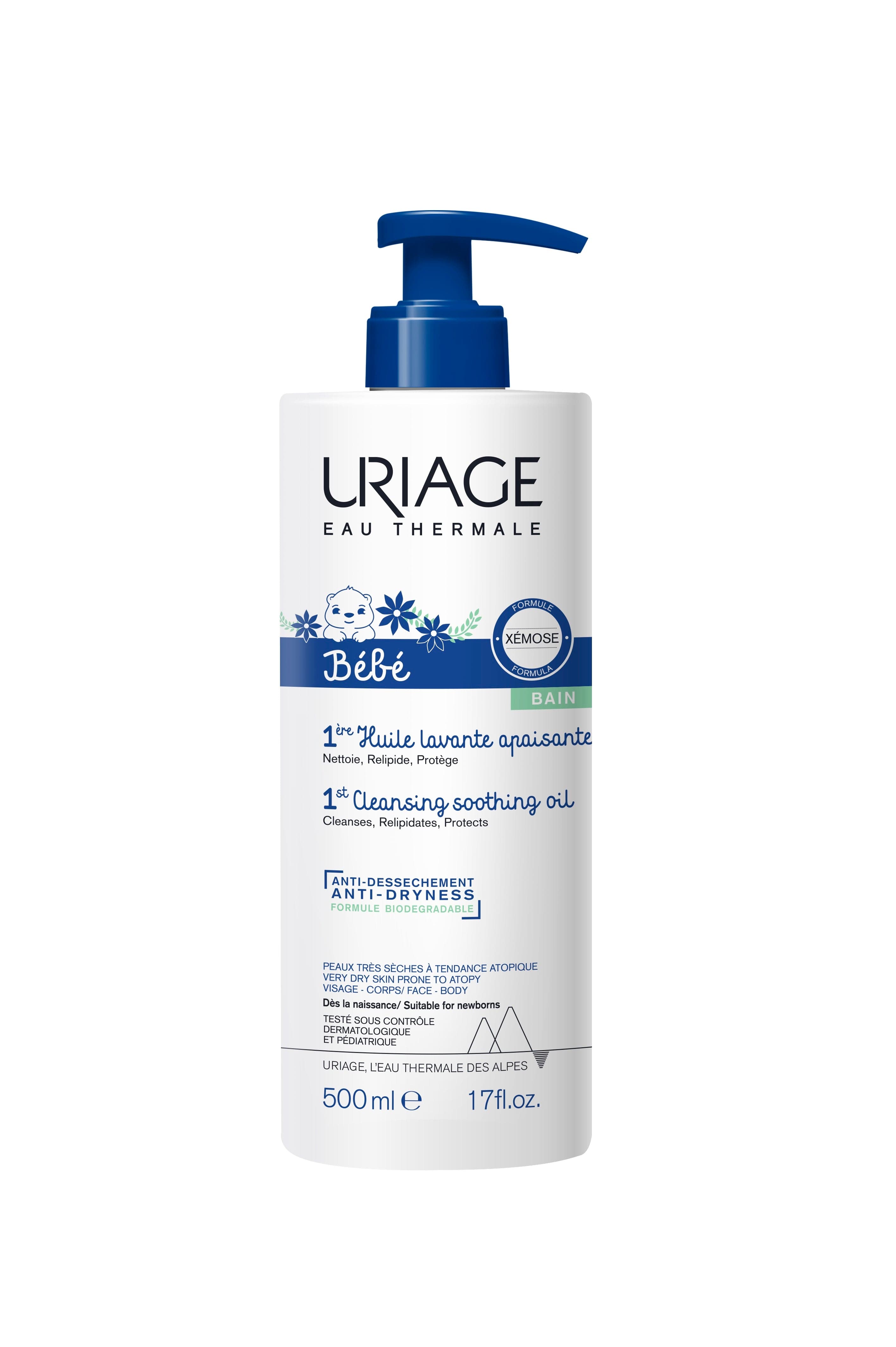 URIAGE BEBE 1º ÓLEO LAVANTE APAZIGUANTE 500ML | WOWFARMA