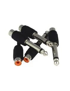 Adaptateur Jack 6,35 RCA Femelle