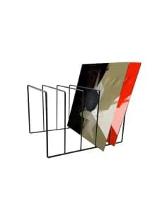 Range vinyle acier