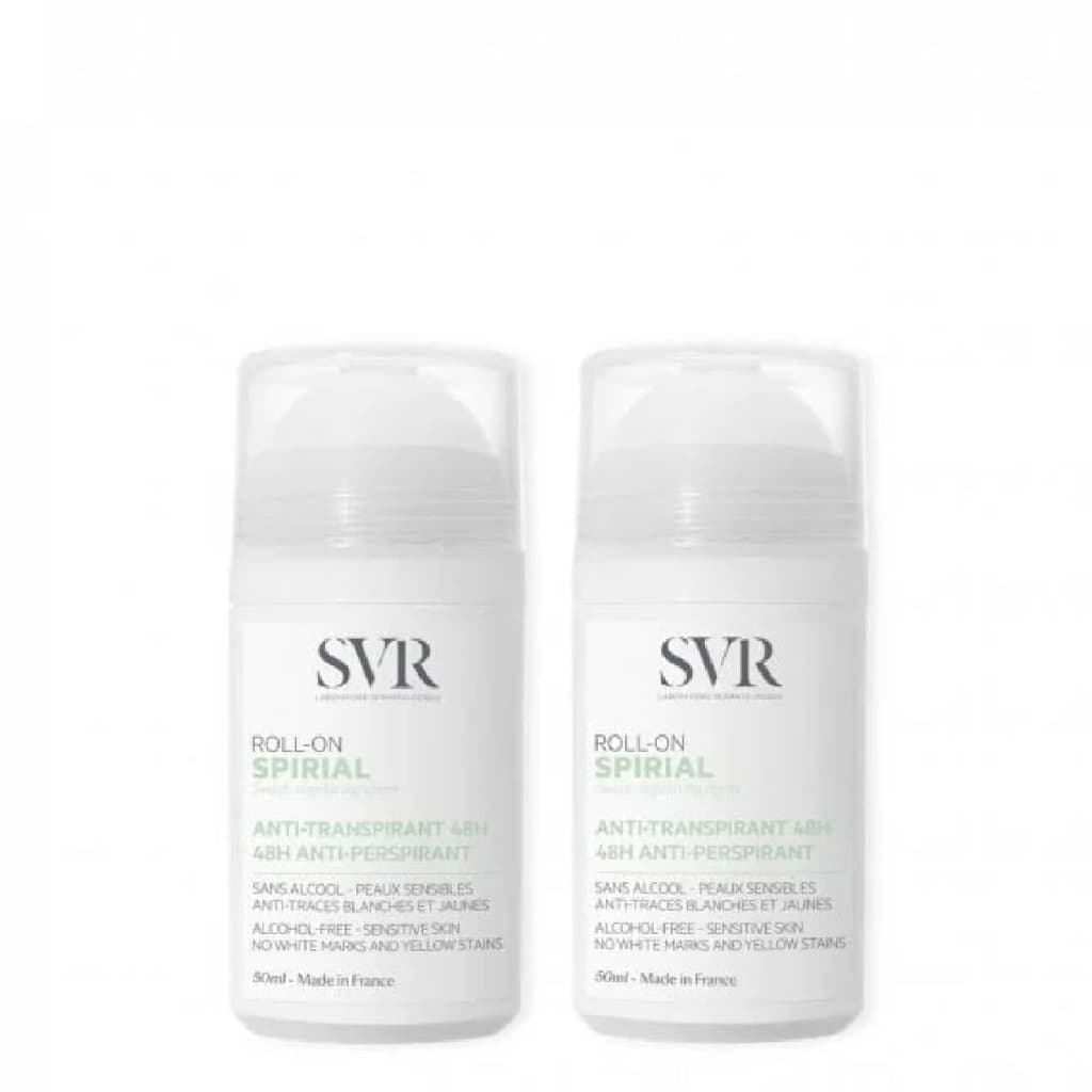 SVR Spirial Anti-transpirante Roll On - 50ml (Pack Duplo)