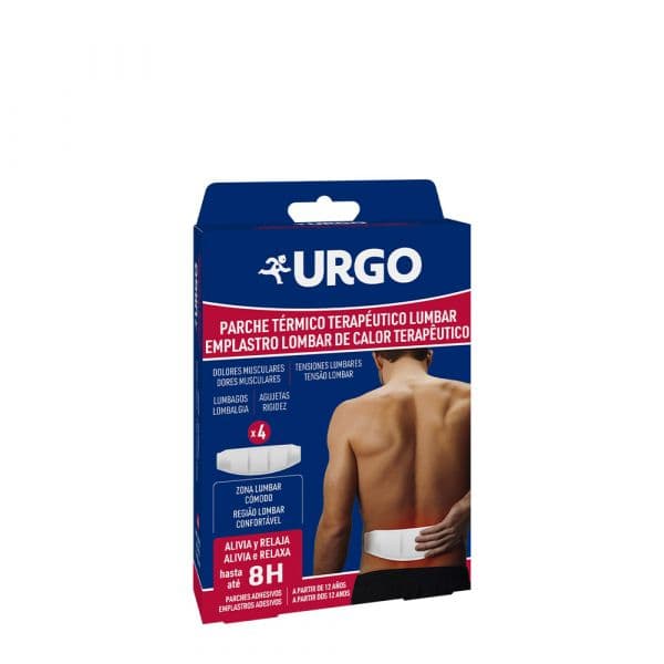 Urgo Emplastro Lombar de Calor Terapêutico 4 Unidades