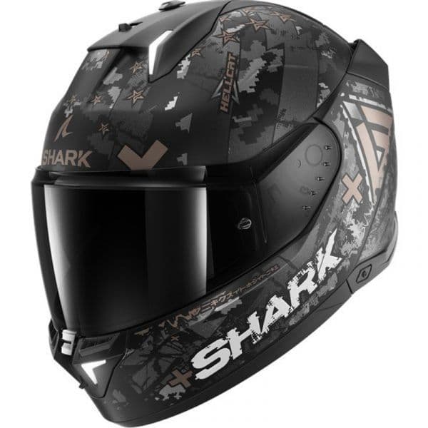 Shark Capacete Skwal i3 Hellcat Mat Black / Chrom / Anthracite L