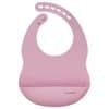 Saro Babete Silicone Liso Rosa 6m+