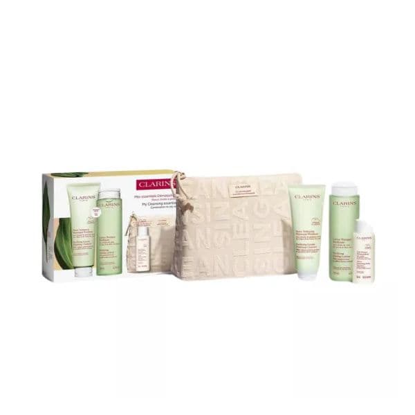 Clarins Purifying Gentle Foaming Cleanser 125ml + Purifying Toning Lotion 200ml + Velvet Cleansing Milk 50ml Coffret