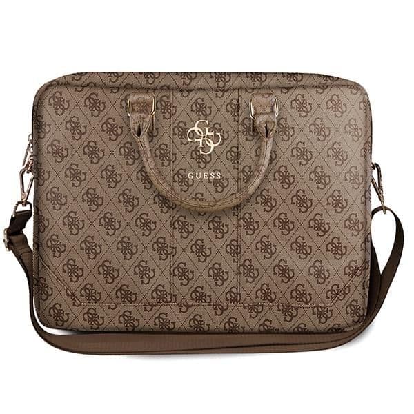 Guess Mala 4G Big Logo para Portátil até 16" Castanha