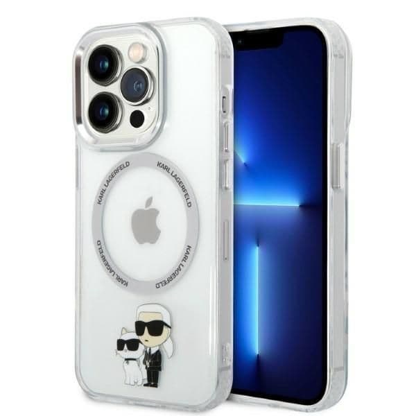 Karl Lagerfeld Capa MagSafe para iPhone 14 Pro Clear