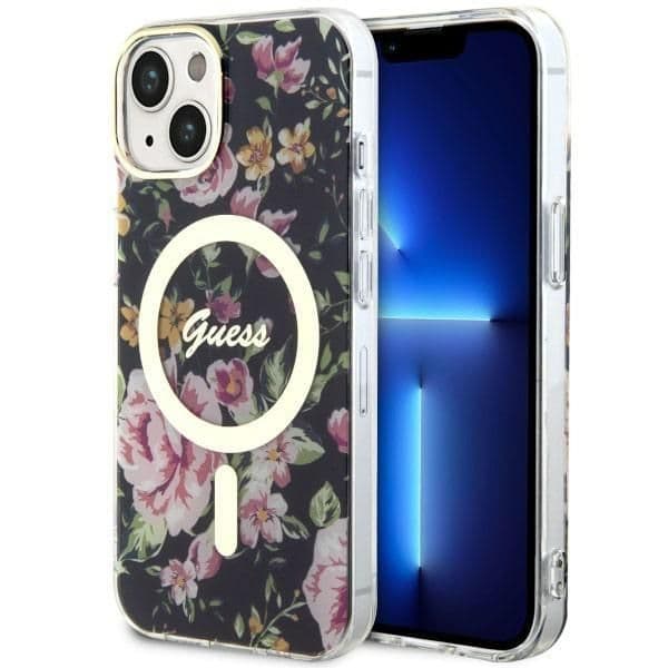 Guess Capa MagSafe para iPhone 14 Black