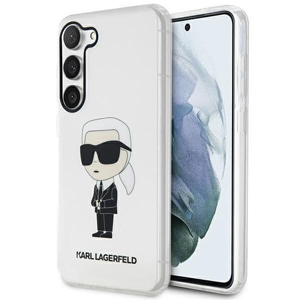 Karl Lagerfeld Capa Hard para Samsung Galaxy S23 Clear