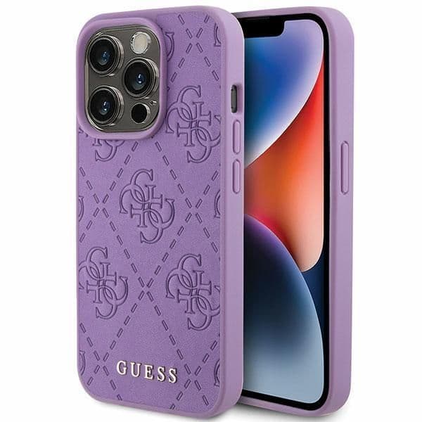Guess Capa Hard para iPhone 15 Pro Max Violet