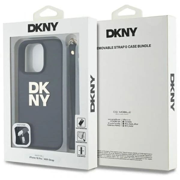 DKNY Capa Hardcase para iPhone 16 Pro Black