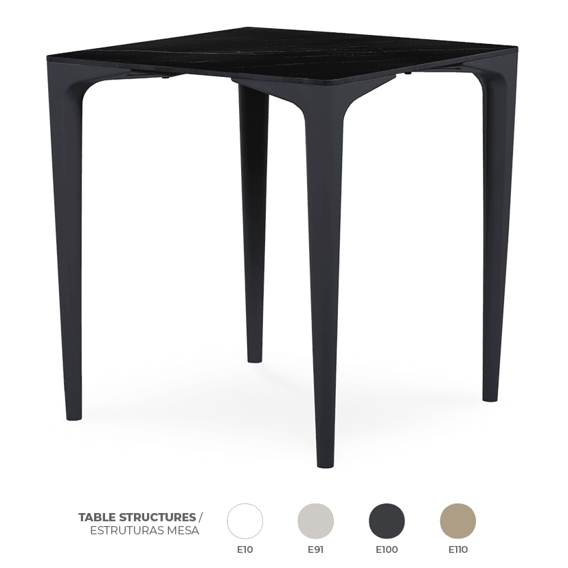 Pack 10 Mesas Spike Dark Marble