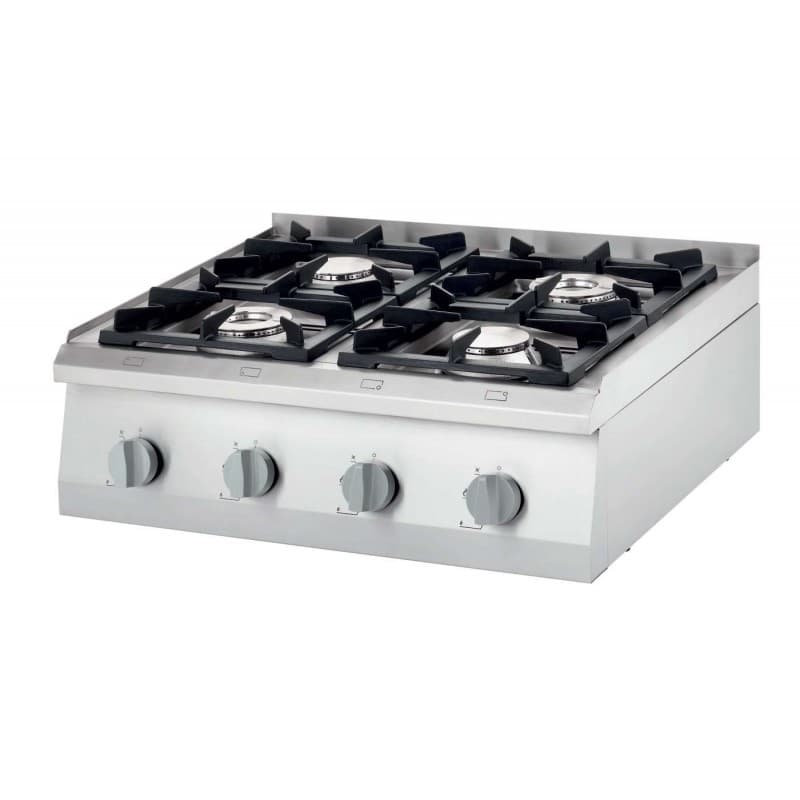Fogão a gás de Bancada 4 queimadores 2X5+2X7 KW