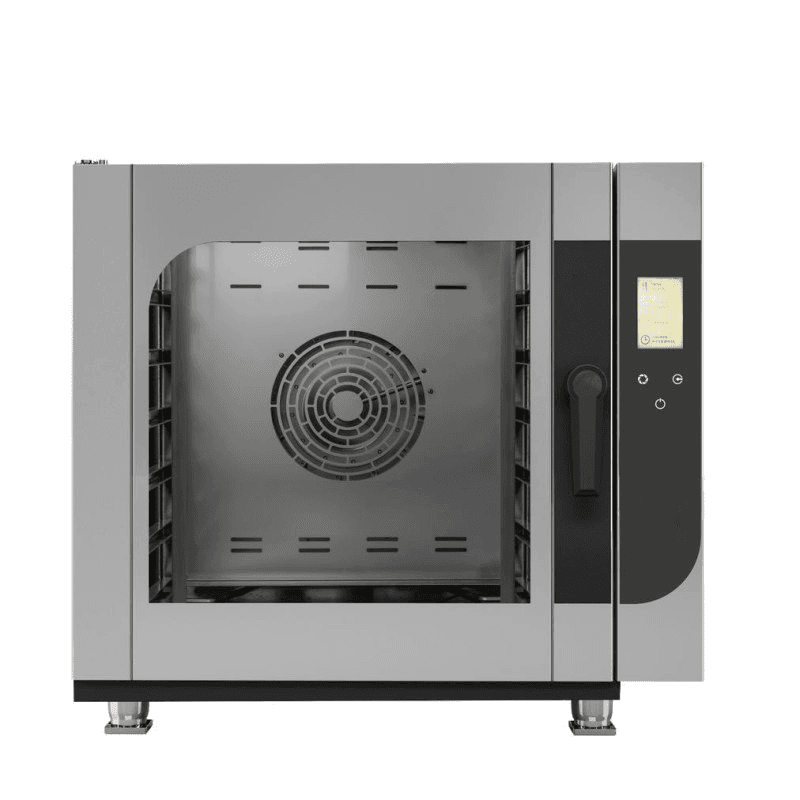 Forno A Gás Misto Digital 6 Gn1/1-60×40 Full Touch com controlo de humidade e lavagem automática