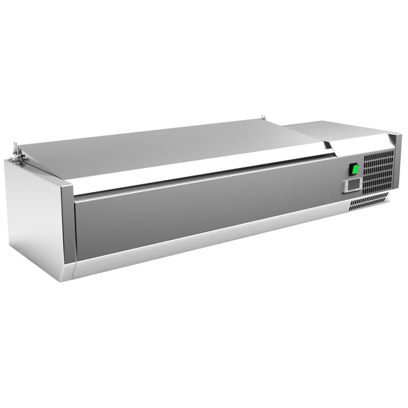 Vitrine 5 cubas 1200x335x270mm