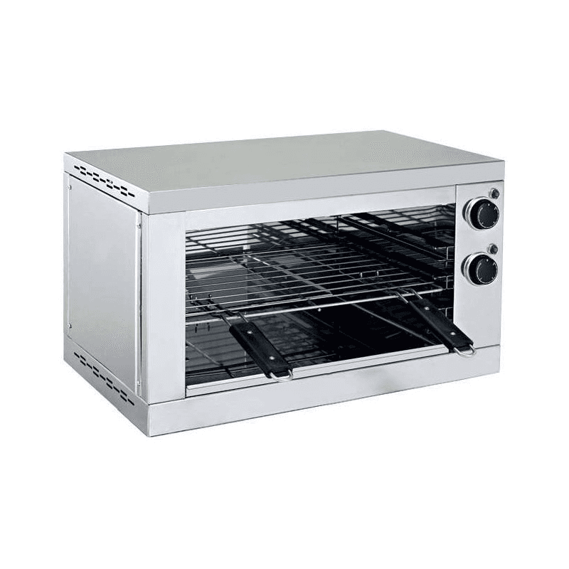 Salamandra Elétrica Resistência Superior com temporizador 2200W 600X300X360mm