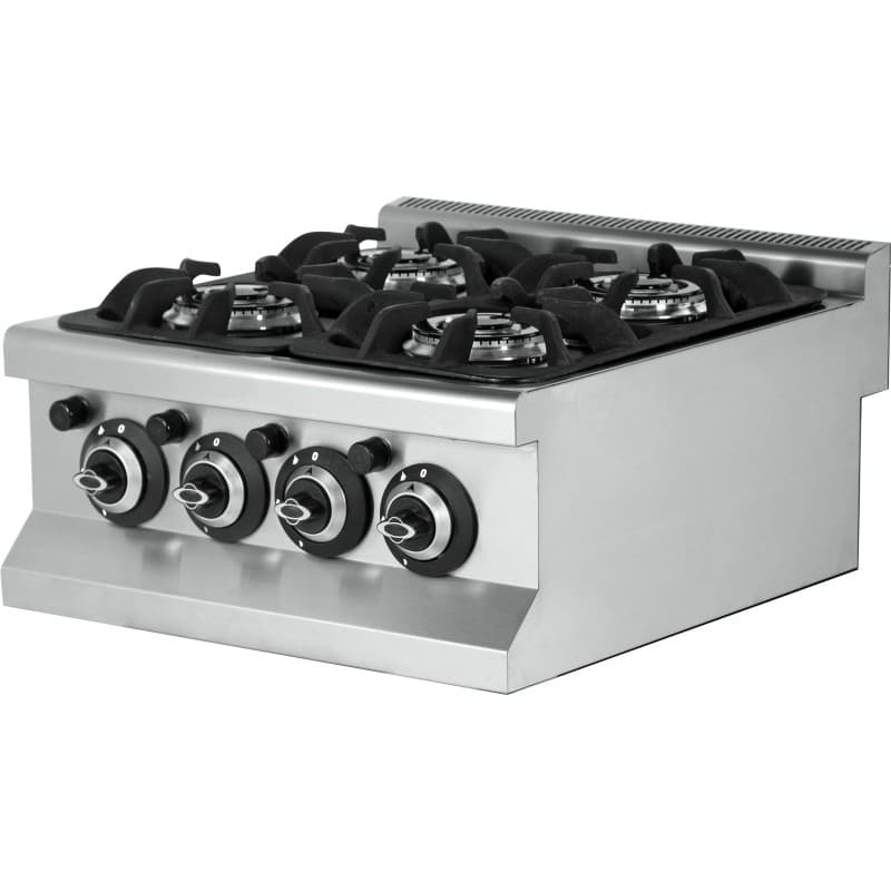 Fogão a gás de mesa 4 queimadores 4×3,6kW 600x635x285mm
