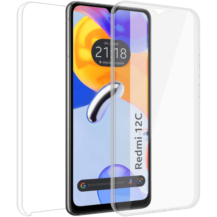 Capa Dupla 360 Xiaomi Redmi 12C/ 11A Transparente