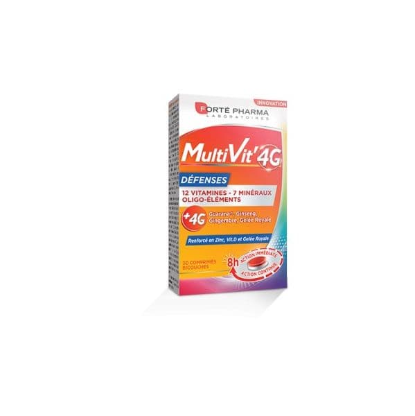 Forté Pharma MultiVit 4G Defesas 30 Comprimidos