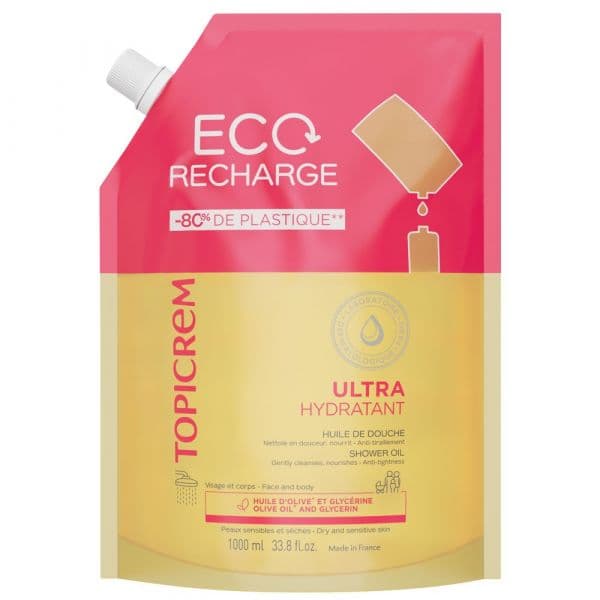 Topicrem UH Óleo de Banho Recarga 1000ml