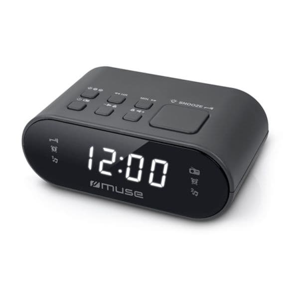 Muse Rádio Relógio M10CR Black