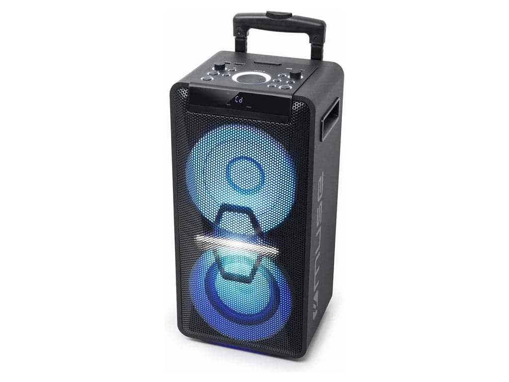 Muse Bluetooth 300W LED com Rádio CD M-1920 DJ