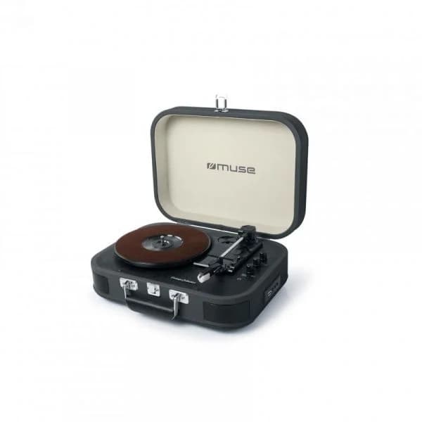 Gira-Discos Muse Bluetooth MT-201 Gris