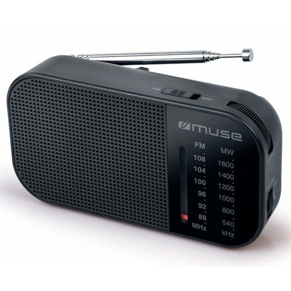 Muse Rádio Portátil Am/fm M025R (preto) - M025R