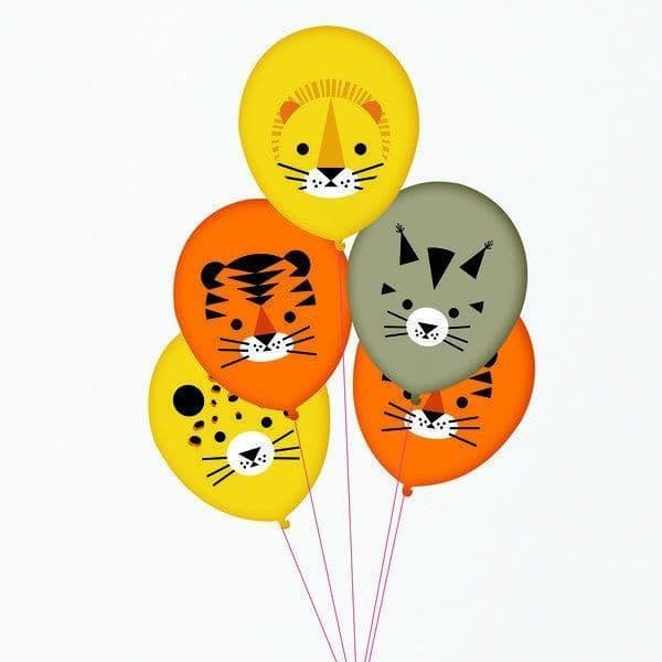 My Little Day 5 Balões Impressos Mini Felinos - 440000100