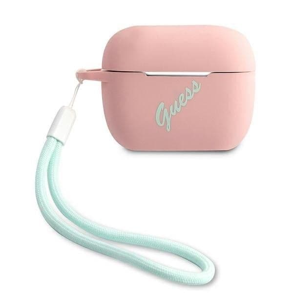 Guess Capa AirPods Pro Cover Siliicone Vintage Pink/mint