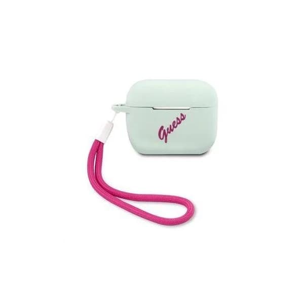 Guess AirPods Pro Cover Siliicone Vintage Fuchsia / Mint