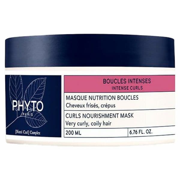 Phyto Intense Curls Máscara Nutrição Cabelo Cacheado 200ml