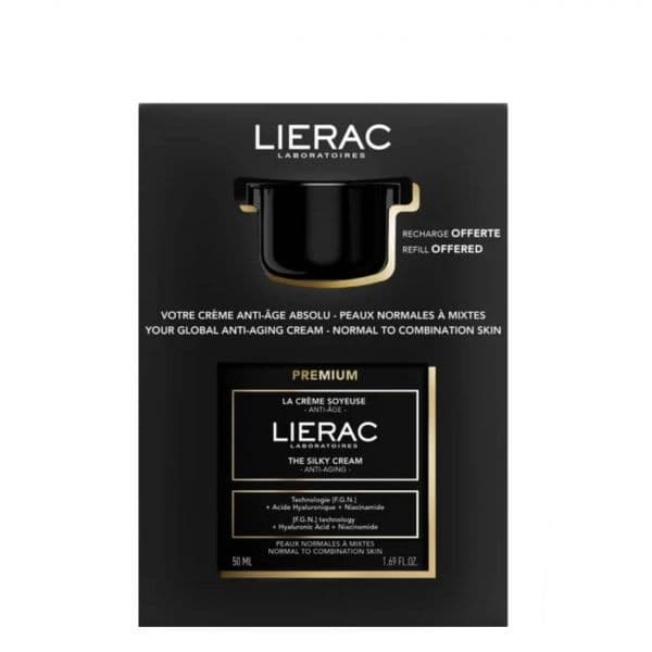 Lierac Premium Creme Sedoso 50ml + Recarga 50ml Coffret