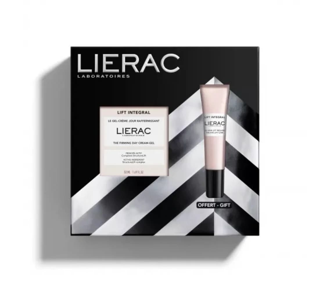 Lierac Lift Integral Gel-Creme de Dia Reafirmante 50ml + Tratamento Lifting de Olhos 15ml Edição Natal Coffret