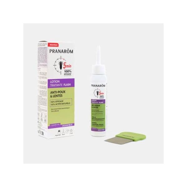 Pranarom Aromapar+ Loção Tratamento Flash Contra Piolhos e Lêndeas 100ml