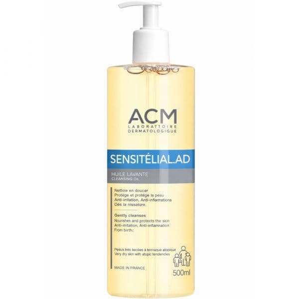 ACM Laboratoires Sensitélial AD Óleo de Limpeza 500ml