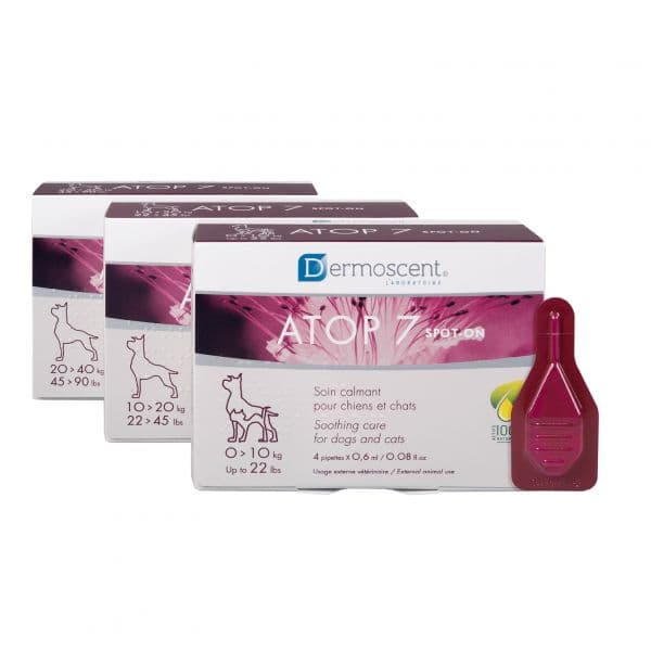 Dermoscent Atop7 Spot-on Cão Médio 4 Pipetas