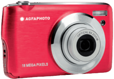 Agfa Aparelho Foto Digital DC-8200 Vermelho + 1 Cartão Sd 16GB - AGFADC8200ROOD