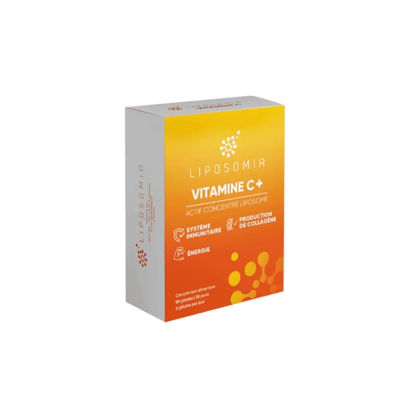 Vitamina C+ 500mg Liposomal | 60 cápsulas – Liposomia