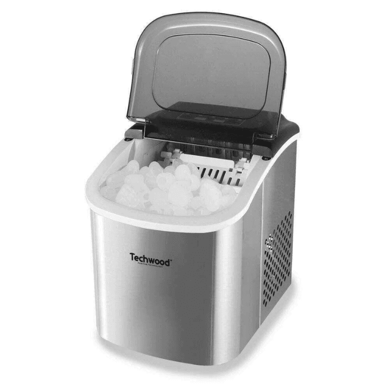 Techwood Máquina de Fazer Gelo 12Kg/24h