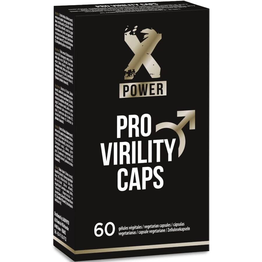 Xpower Capacitores de Virilidade Profissional Potenciador 60 Unidades