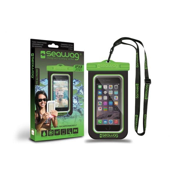Seawag Bolsa para Telemóvel Resistente a Àgua Black / Green IPX8