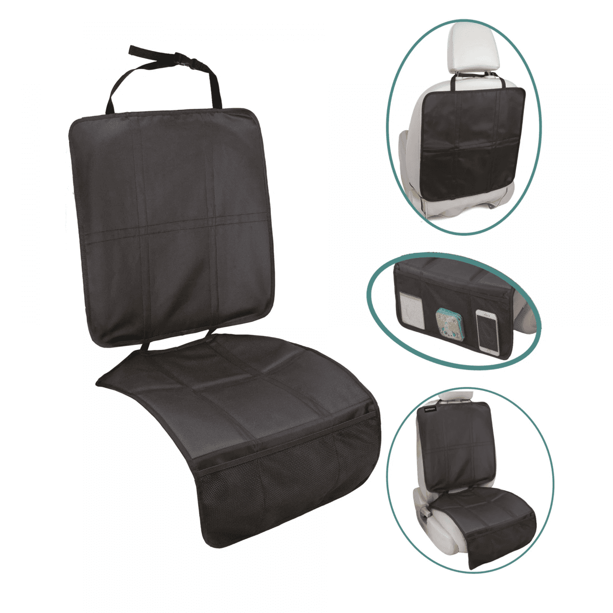 Ezimoov Organizador e Protetor de Assento 3 em 1 One Size Multicolor