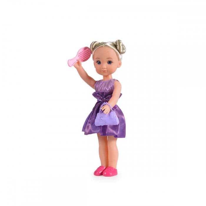 Boneca Moni Little Doll Lilac 36 cm