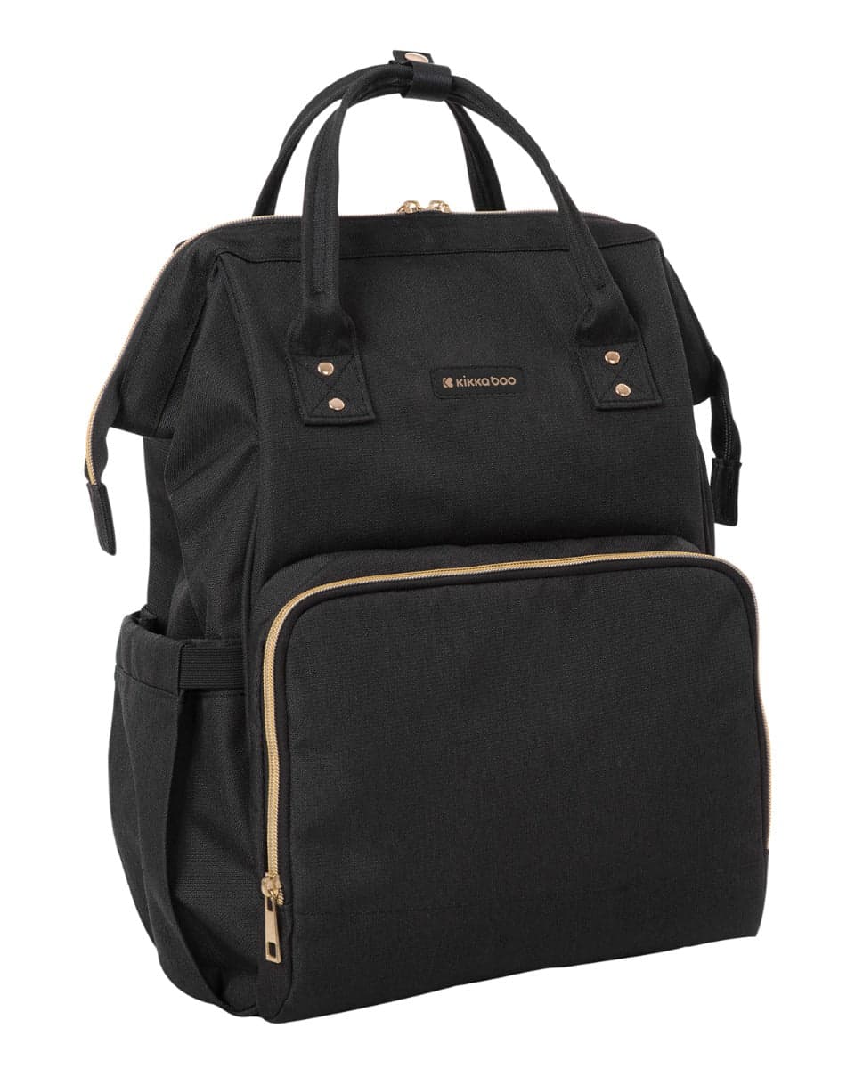 Bolsa de Maternidade Siena Preta e Dourada